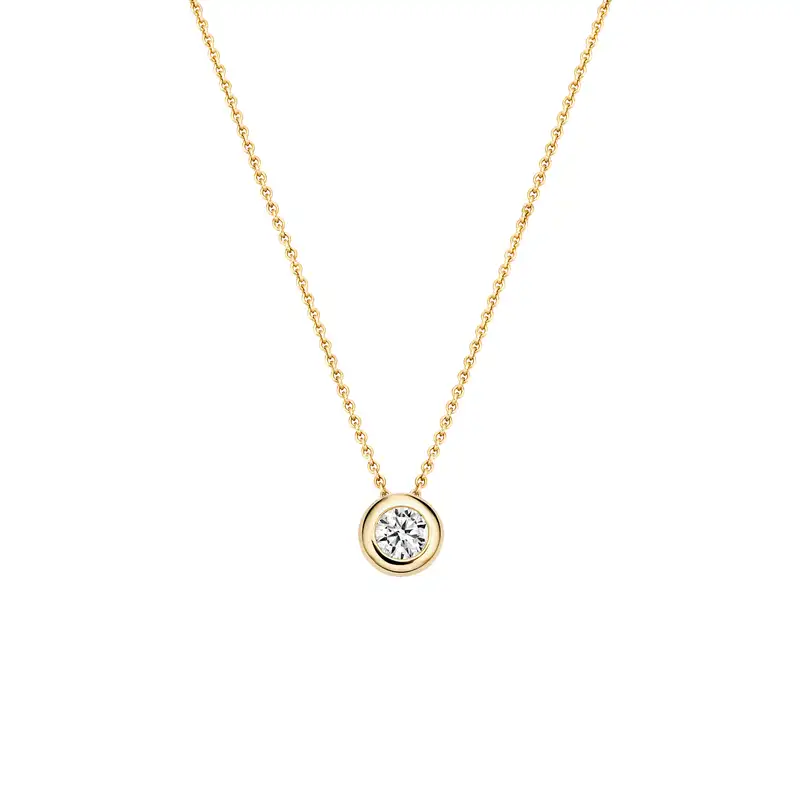 Blush Collier 3052YZI -  Geel Goud (14k) met Zirkonia